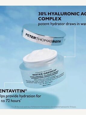 Peter Thomas Roth Moisturizer - Light Blue and Silver